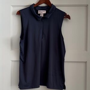 Tommy Bahama Sleeveless Dark Blue Blouse